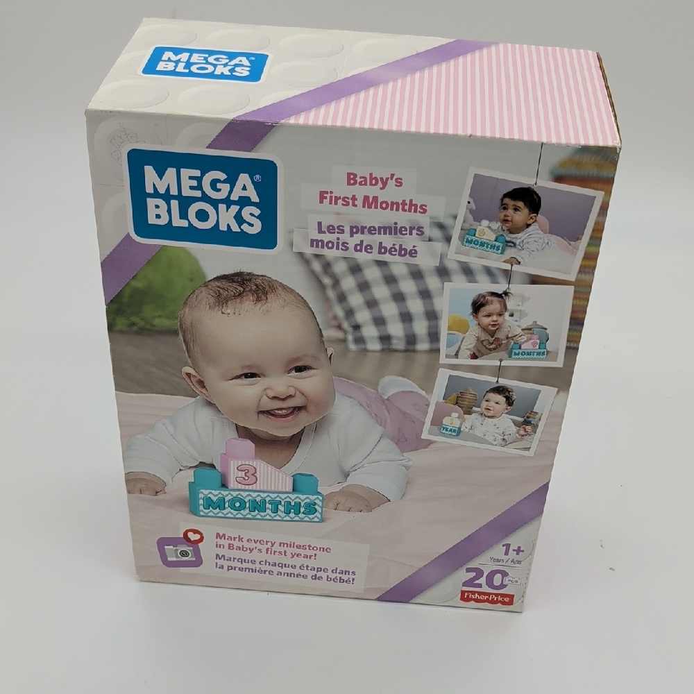 Mega Bloks Baby's First Months Building Set - Pink
